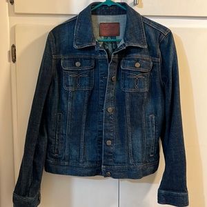 LRL Lauren Jeans Co. Classic Button Up Denim Jacket ladies size XL pre-owned
